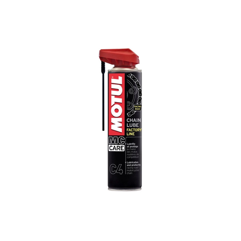 Motul Chain Lube C4 Factory Line Racing Road. Spray per catene da 400ml